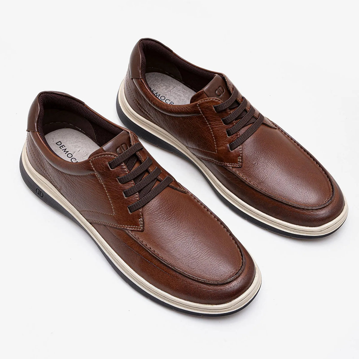 SAPATO EASY LEAVE MARROM