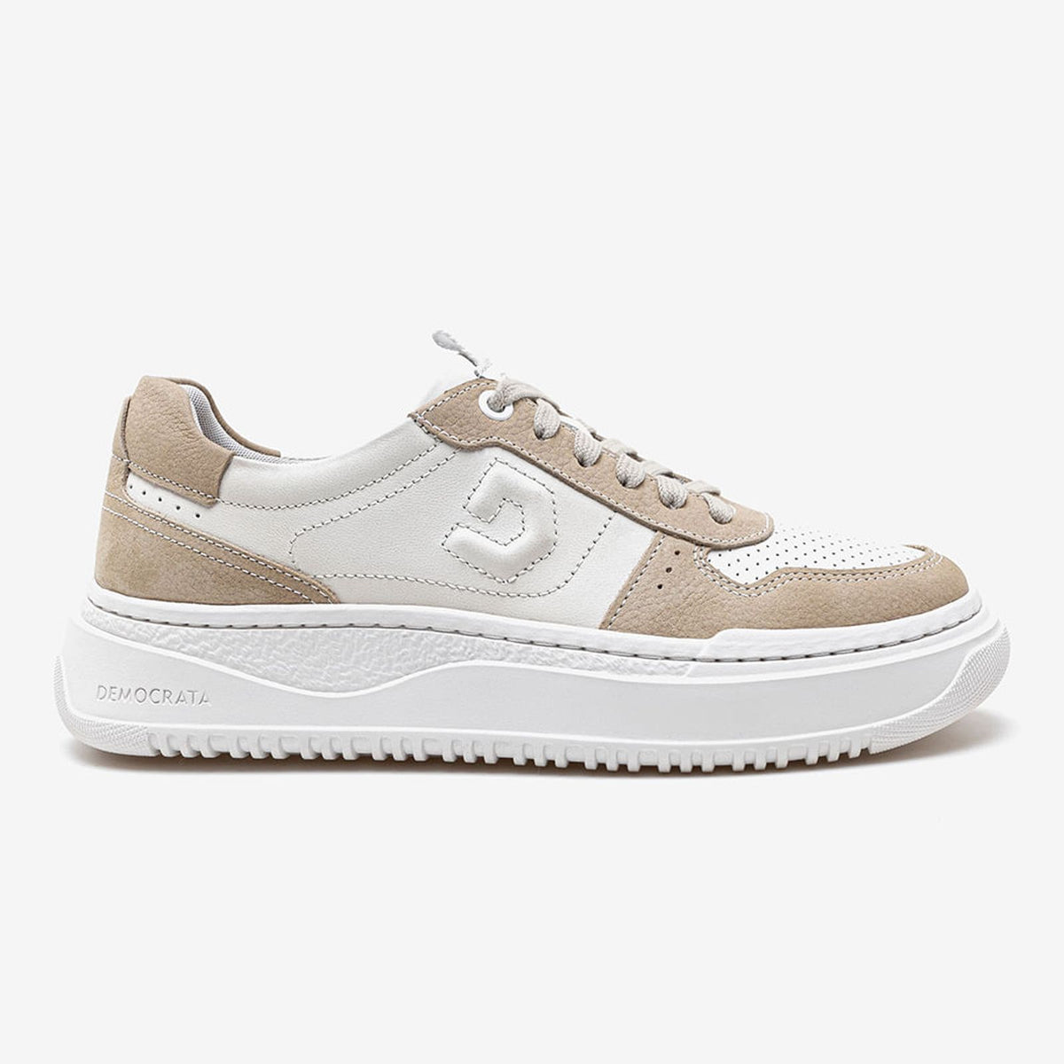 Tênis Feminino Block Branco/Bege