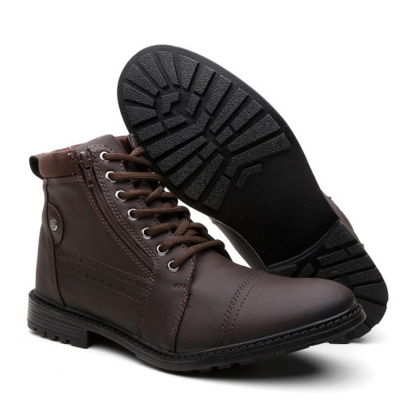 Bota Coturno Urban Preto