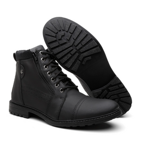 Bota Coturno Urban Preto